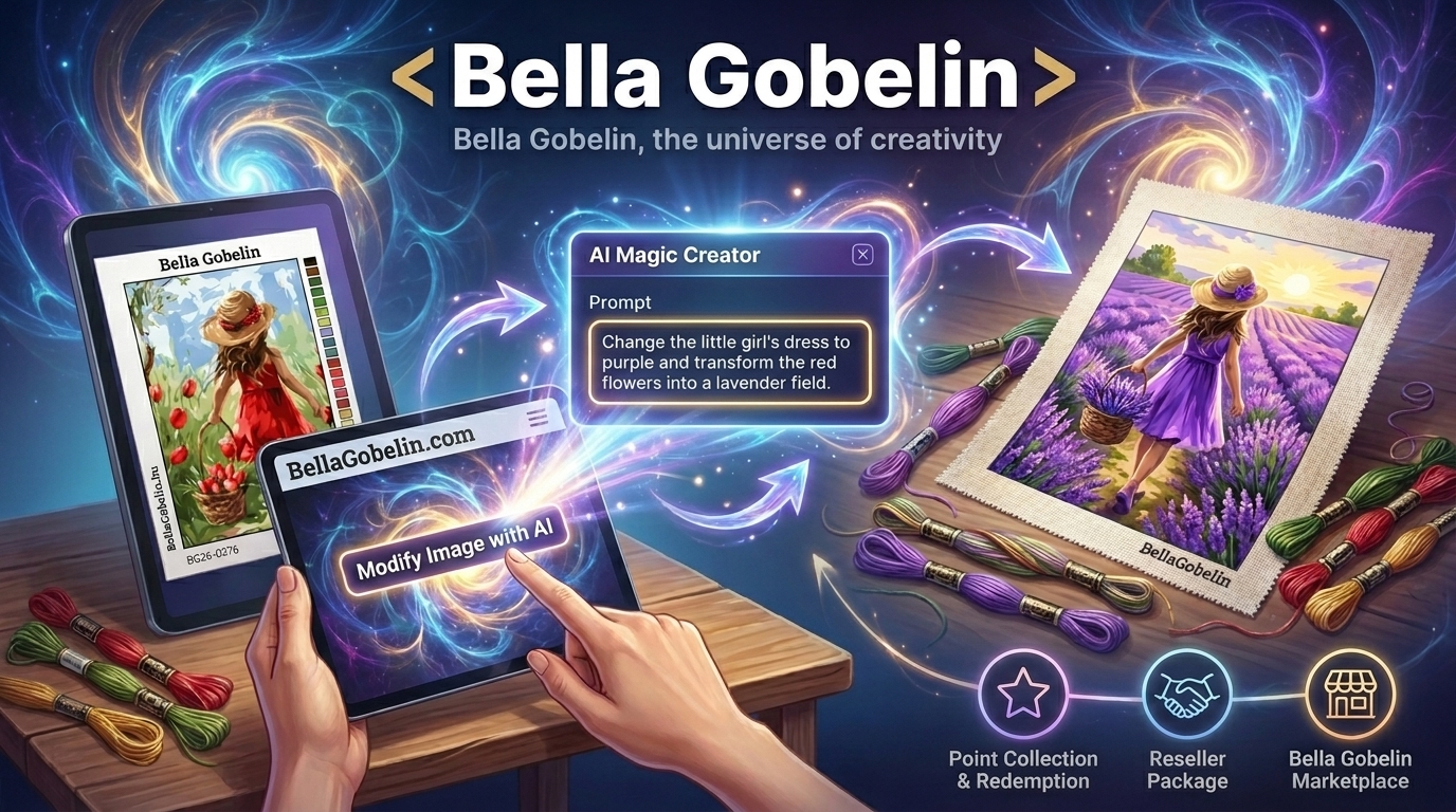 AI Magic Needlepoint Catalog Creator – Gobelin Shop