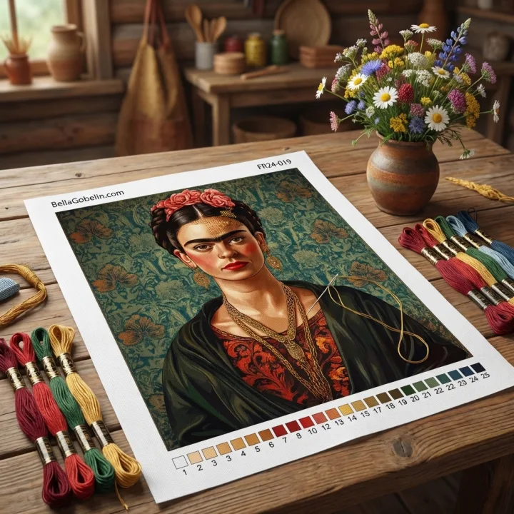 Frida Kahlo portrait – FR24-019