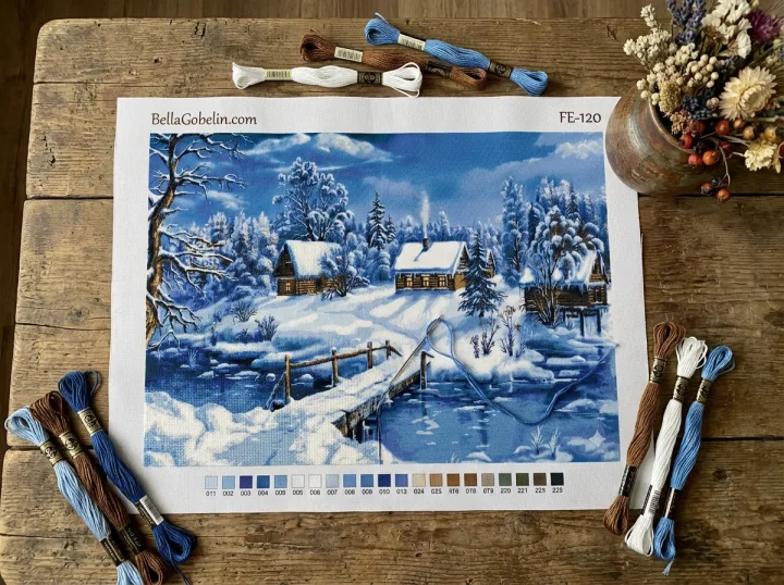 Winter in the Village – FE-120