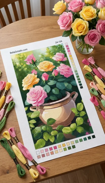 Colorful roses – 24-154