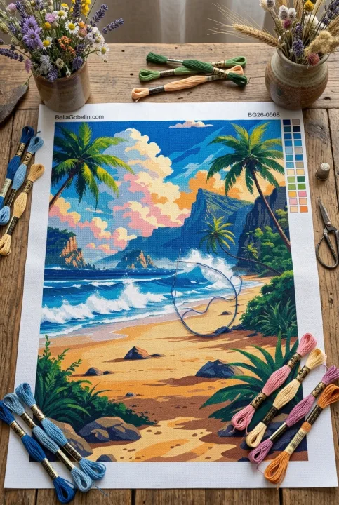 Tropical seaside landscape – BG26-0568