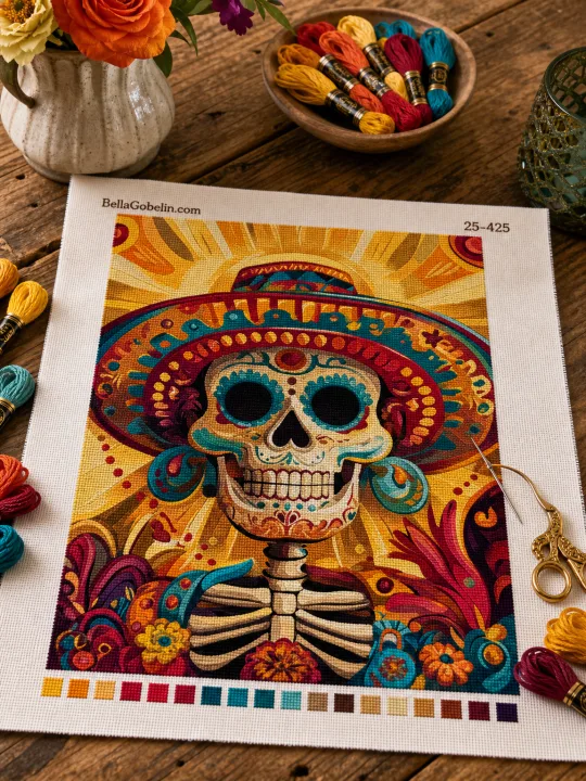 Mexican Halloween style