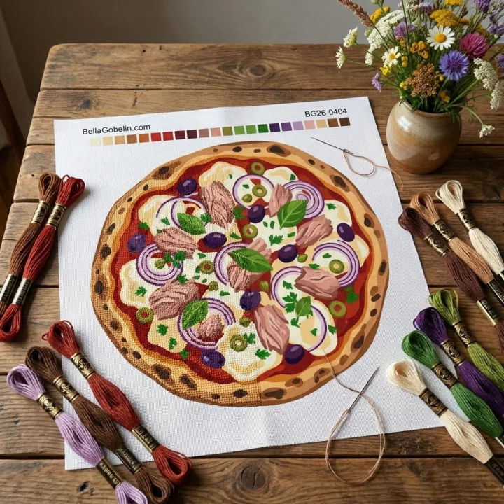 Tuna pizza