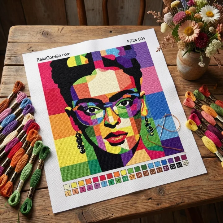 Frida Kahlo modern portrait – FR24-004