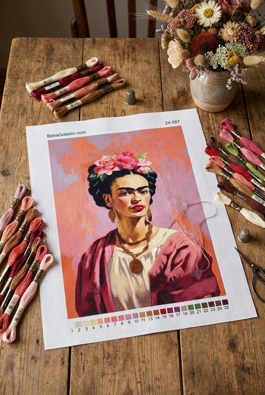 Frida Kahlo modern portrait