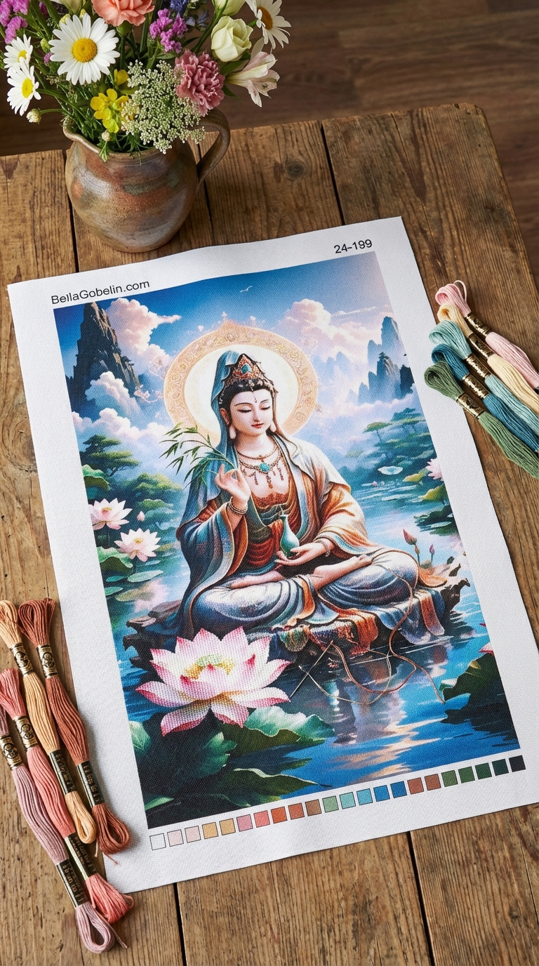 Tara is the goddess of compassion and protection.