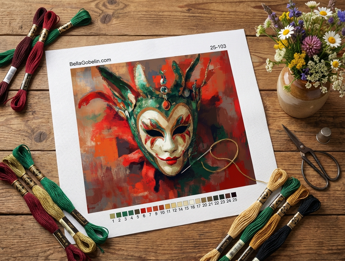 Venetian carnival mask