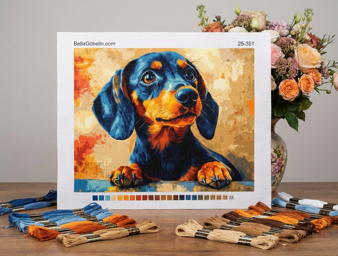 Dachshund portrait, dachshund dog