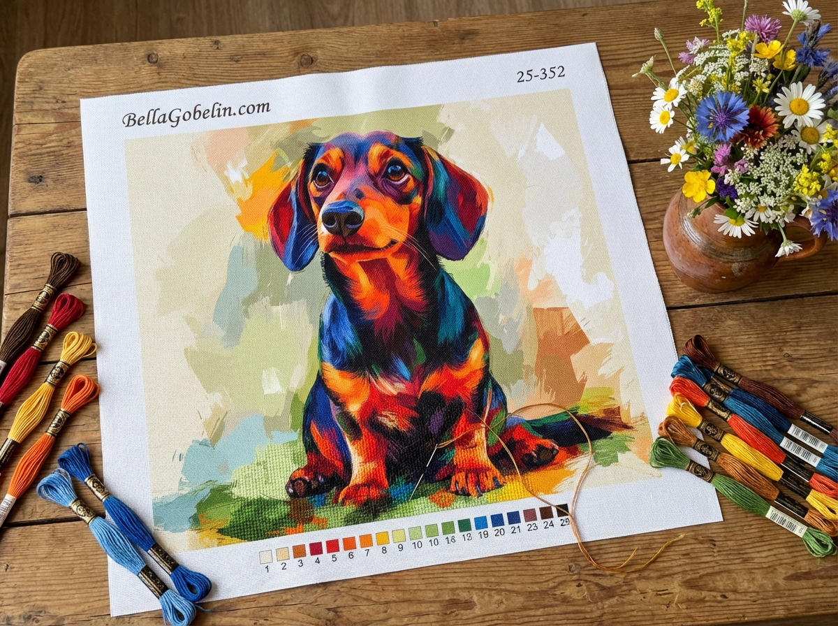 Dachshund portrait, dachshund dog