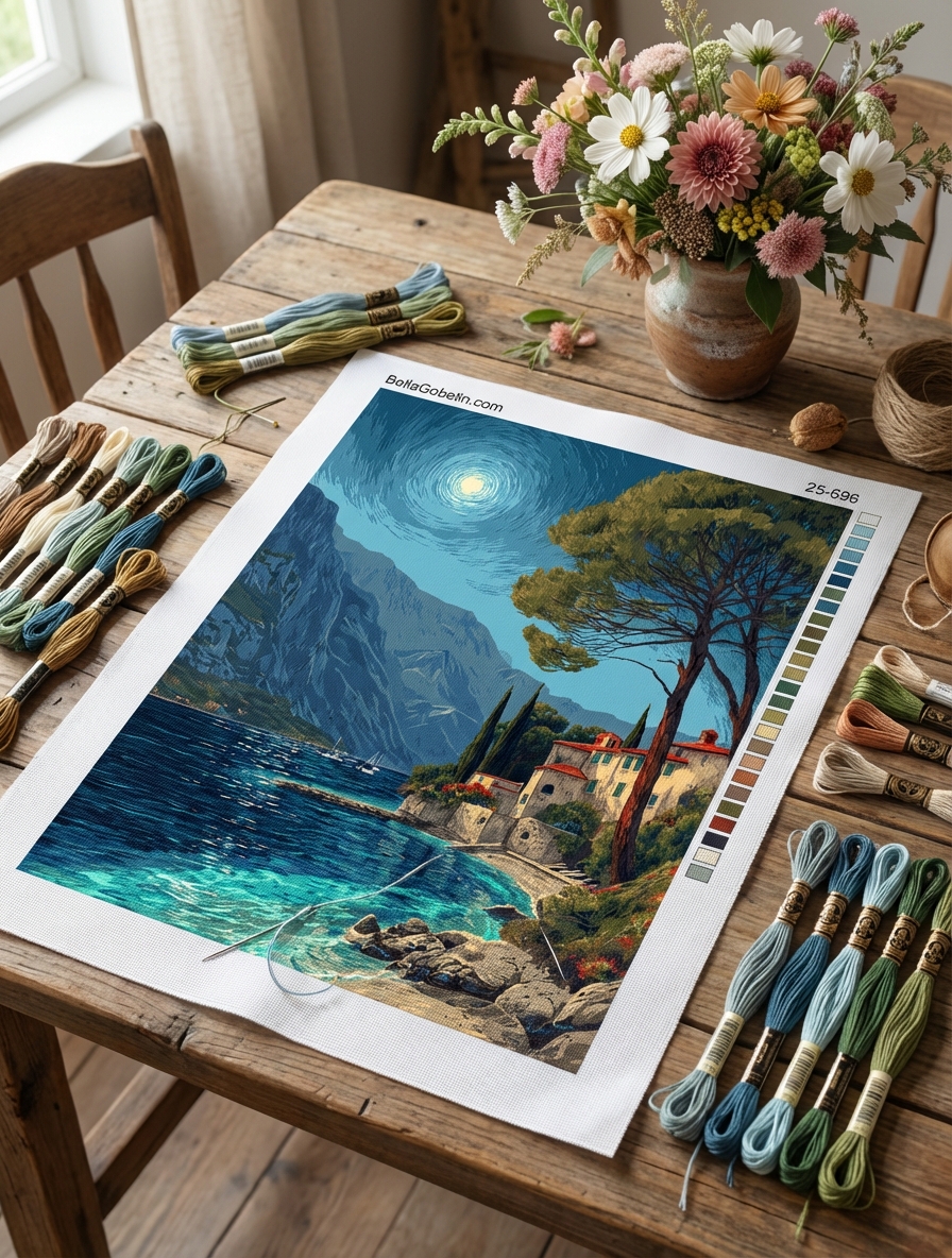 Full moon night at the bay