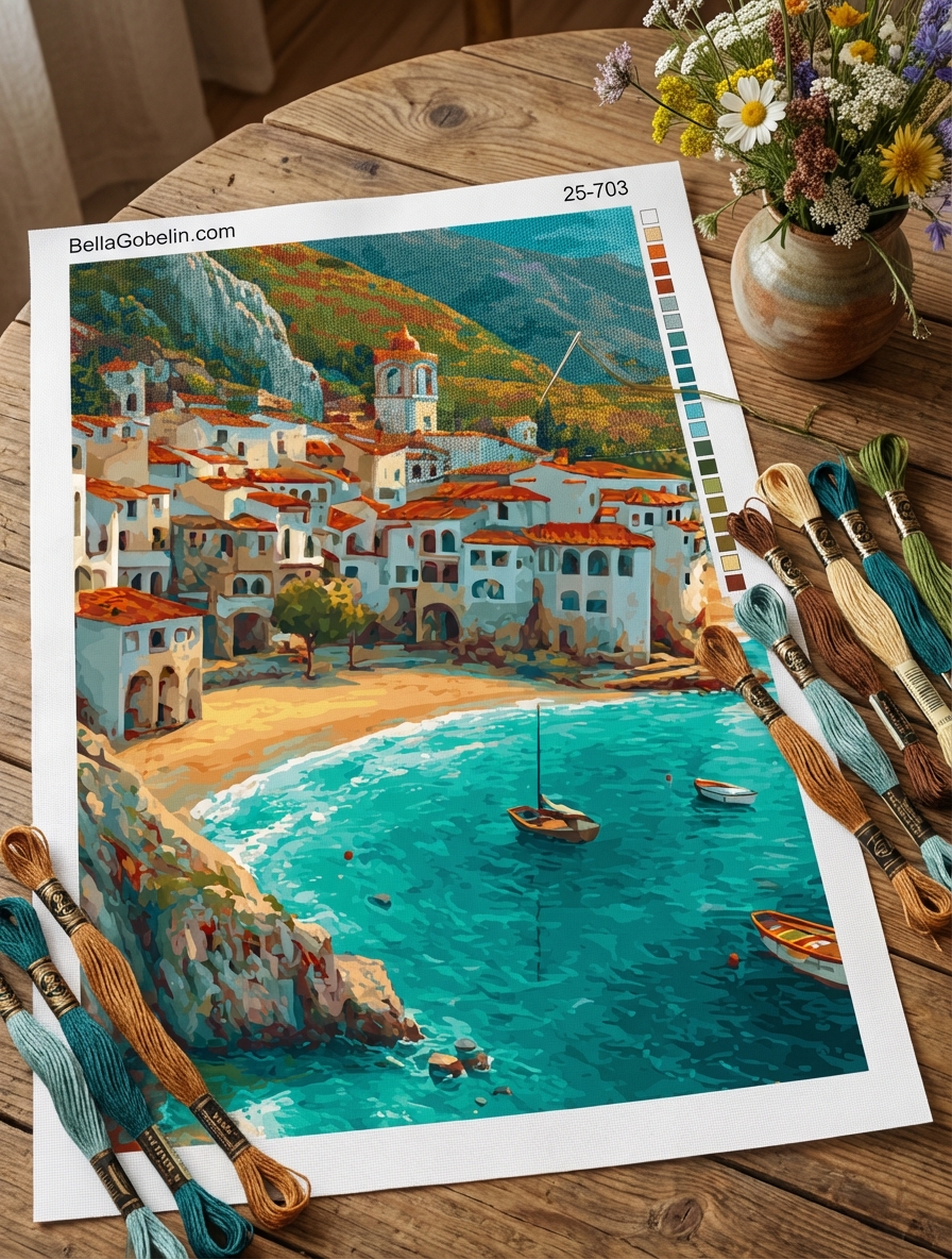 Little town in Azur Bay