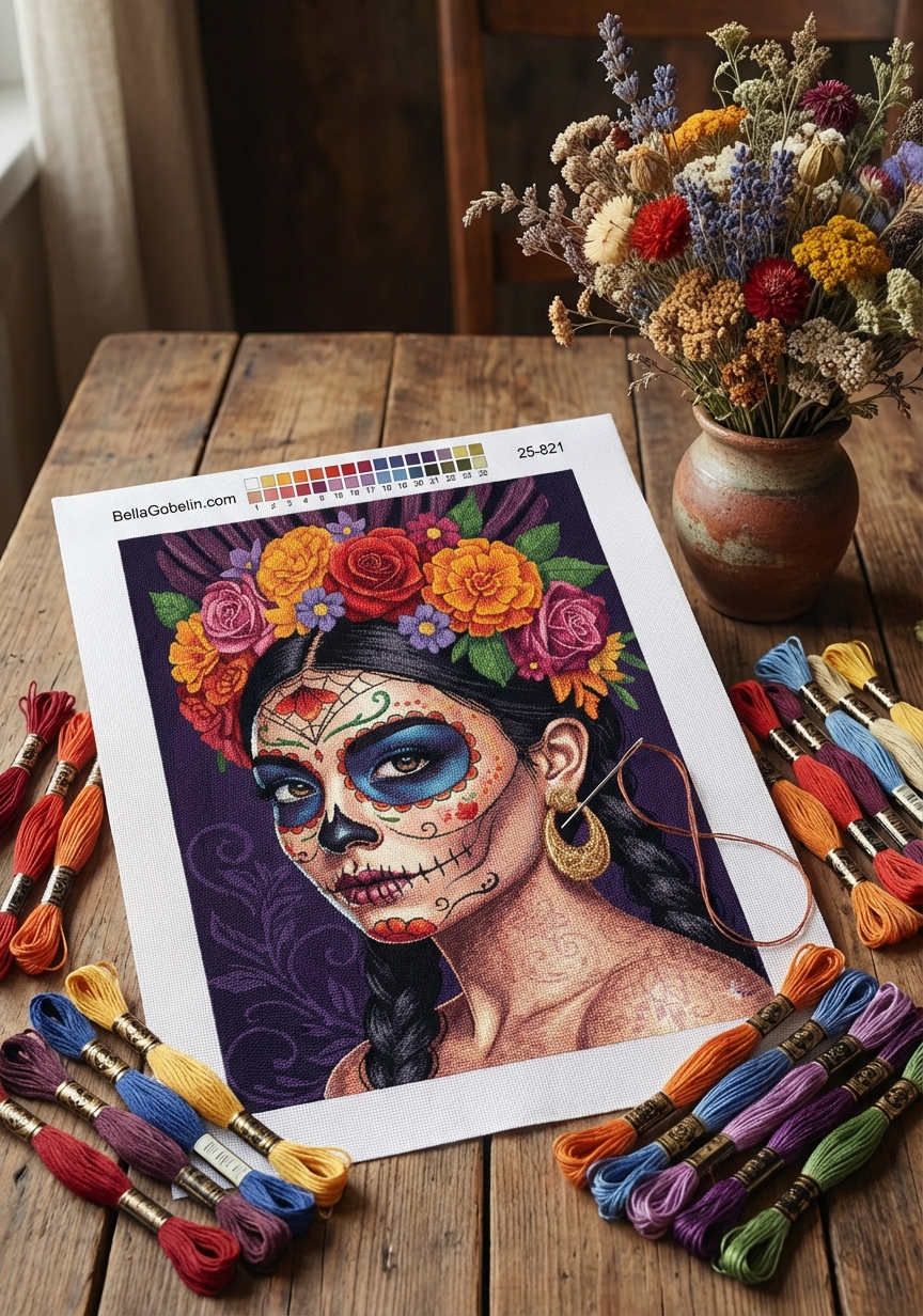 Mexican Halloween portrait series