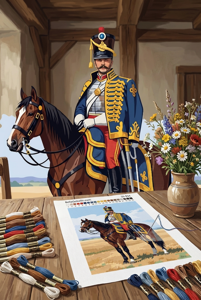 Cavalry Hussar portrait