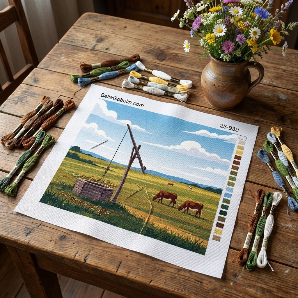 Traditional Well with Oxen
