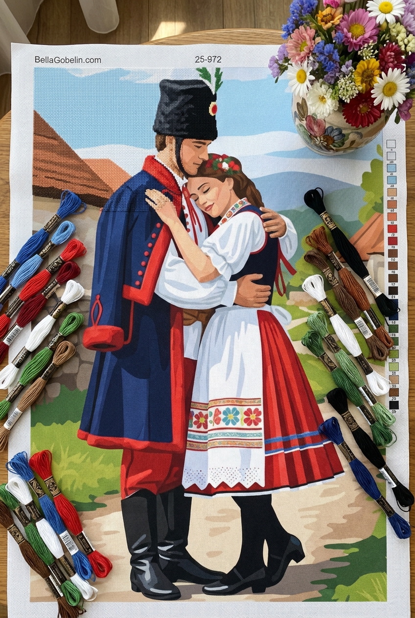 Romanticism of the past eras - Hussar and his beloved