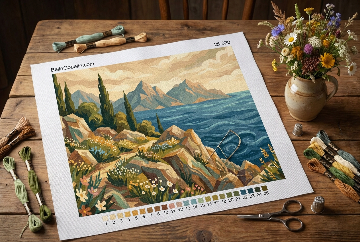 Cliffs and Sea
