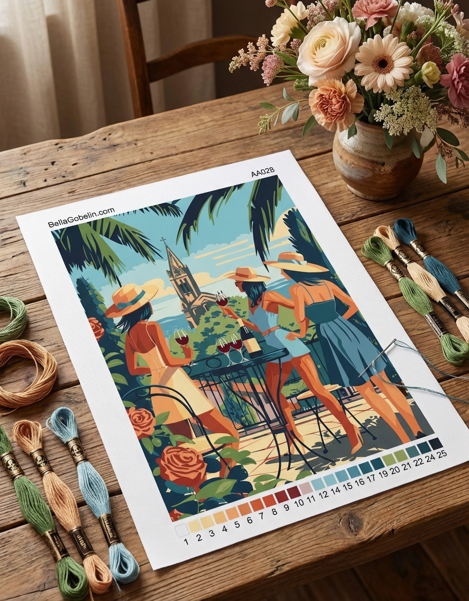 Cocktailing in the garden