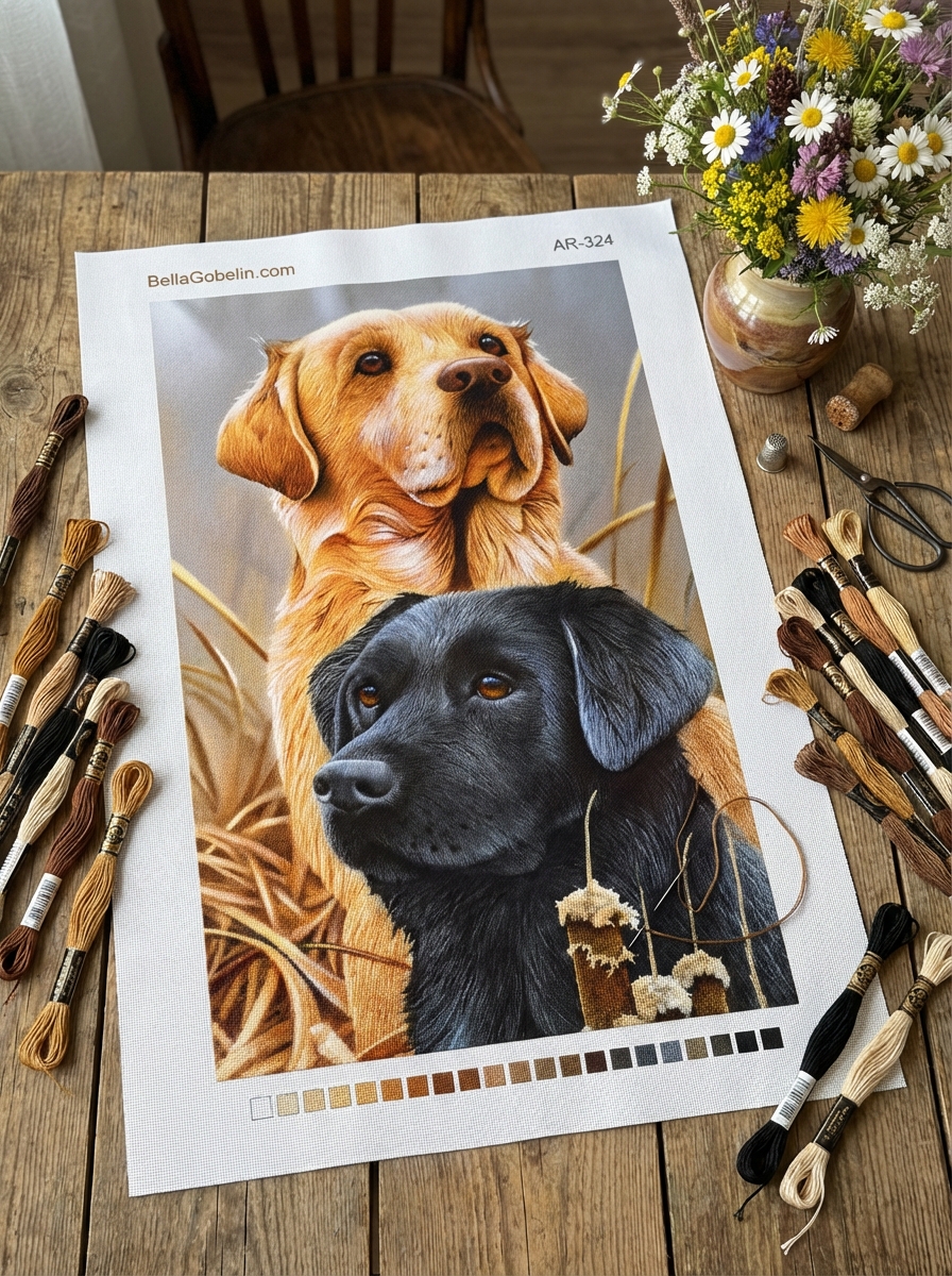 Two Labradors