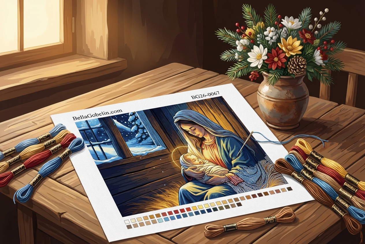 Virgin Mary with baby Jesus