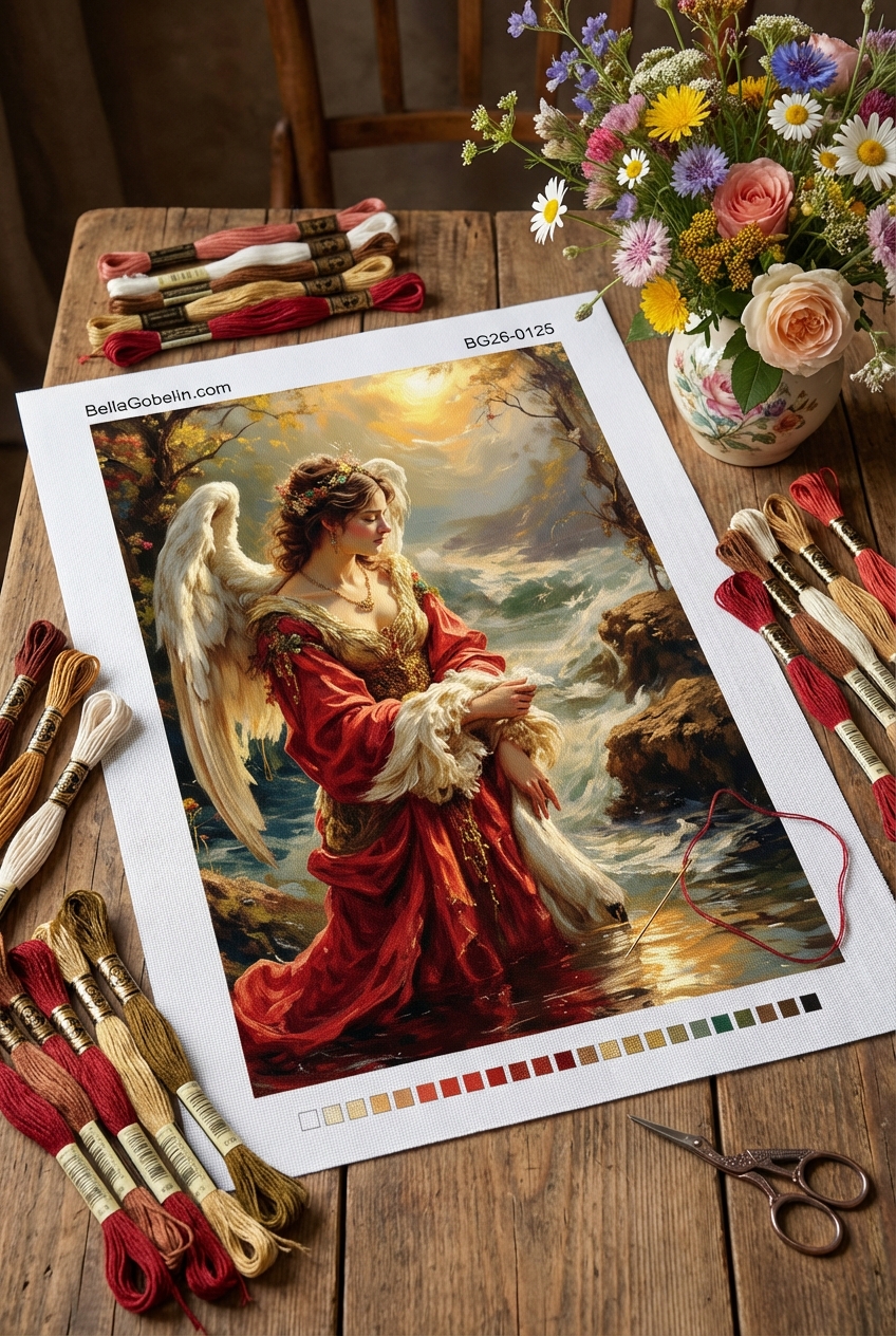 Angel on the beach