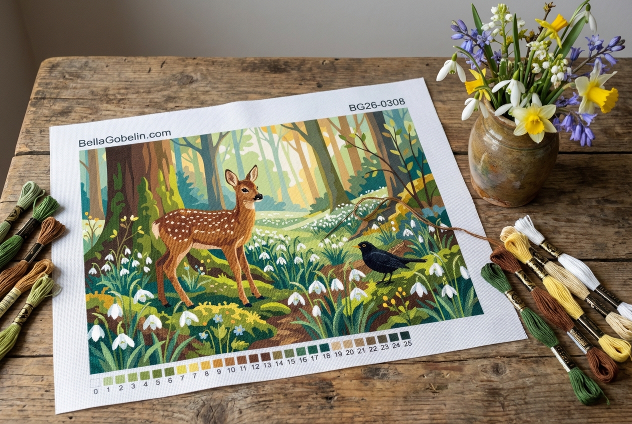 The fawn and the blackbird