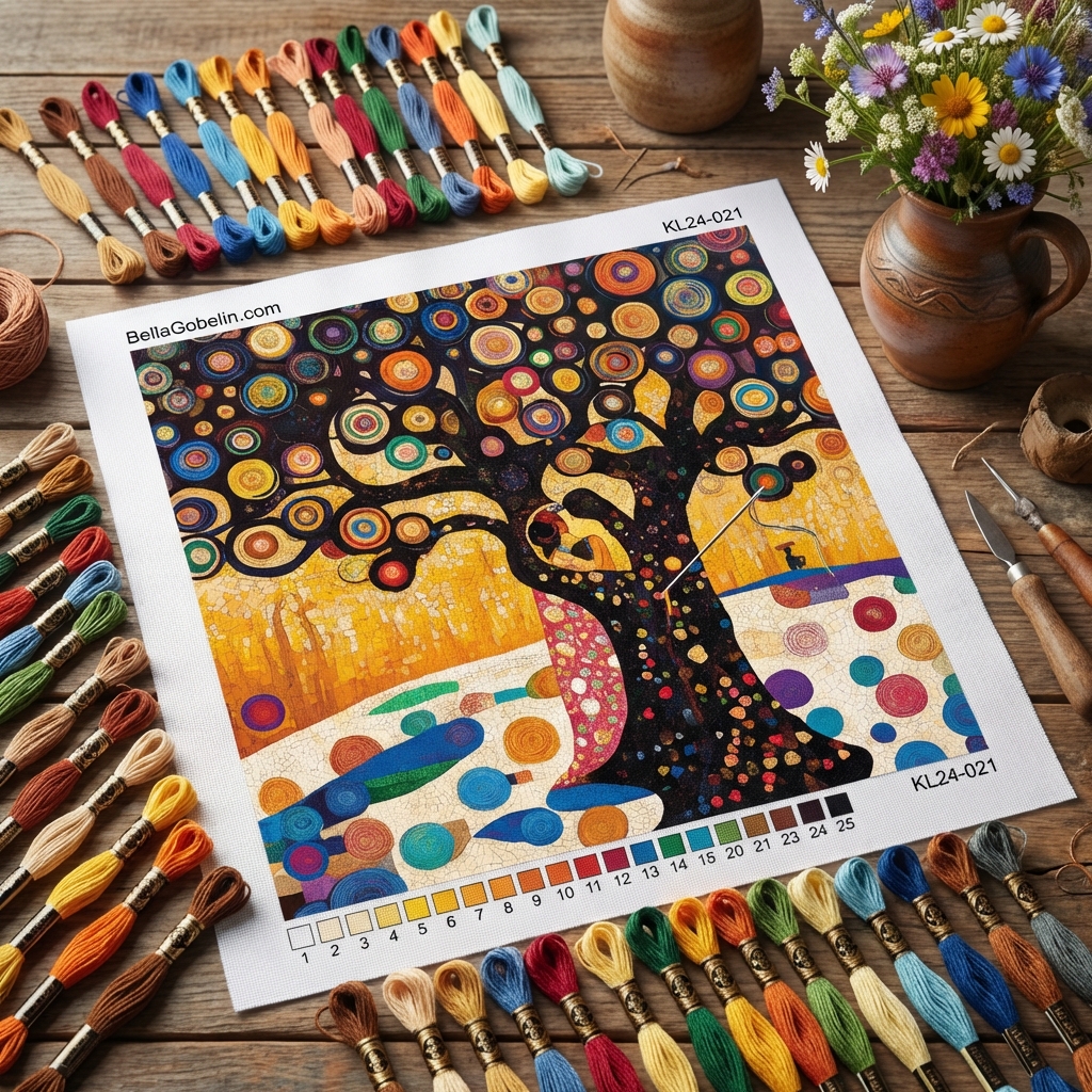 Klimt style: The tree