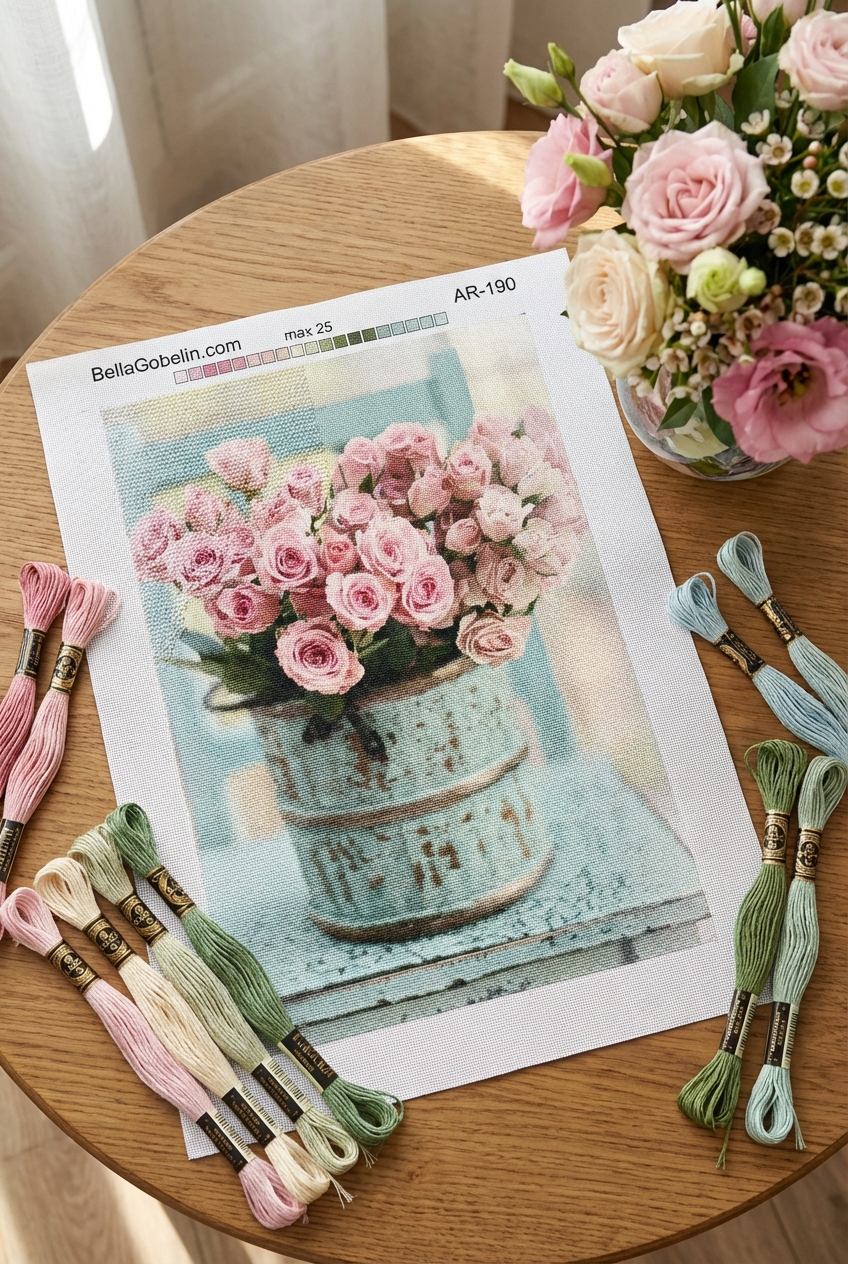 Romantic rose bouquet