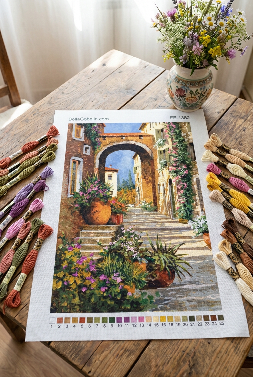 Mediterranean Street - vertical format 2.