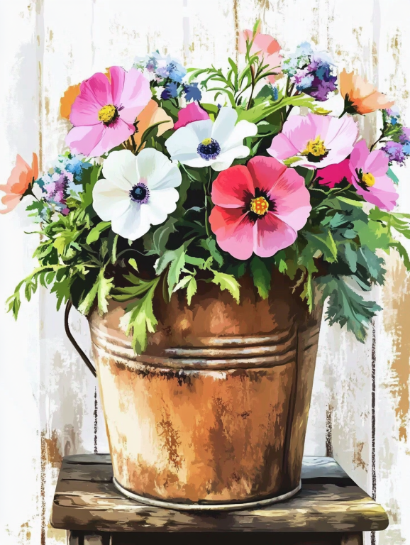 Romantic bouquet series