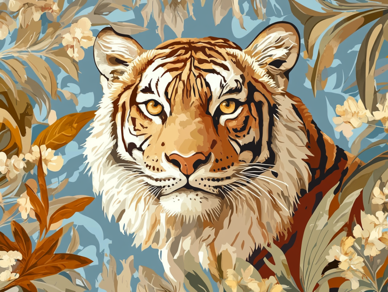 <div class='list-title'>The winner of the tiger beauty pageant</div><div class='list-plustitle'>needlepoint kit</div>