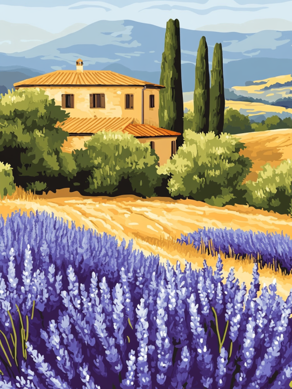 Provence landscape