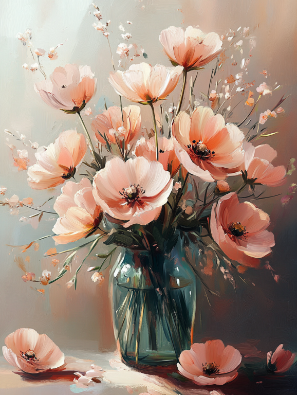 Gyönyörű csokor vázában