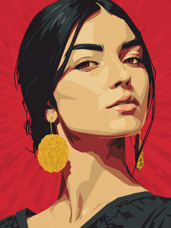 Mexikói lány portréja