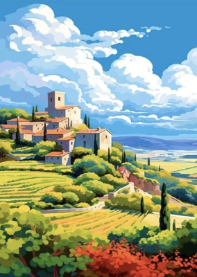 Provence landscape