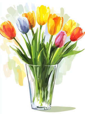 Tulip bouquet