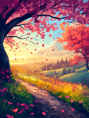 Autumn colors, autumn lights