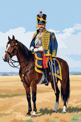 Cavalry Hussar portrait