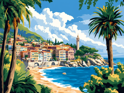 Italian seaside town
