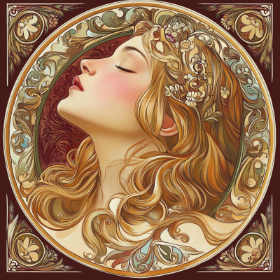 Mucha style: Love