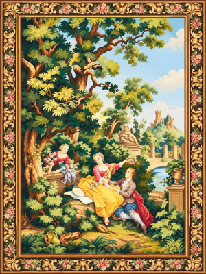 Rococo garden idyll