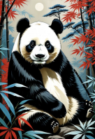 Panda portrait
