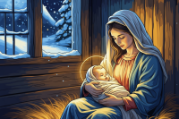 Virgin Mary with baby Jesus