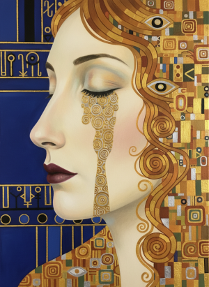 Klimt - Golden Tears - Variation 3