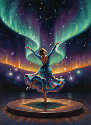 Aurora ballet dance magic.