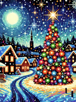 Wonderful Christmas in the Village