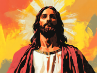Jesus in a modern representation