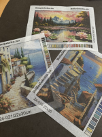 Sunset in the Mediterranean Town