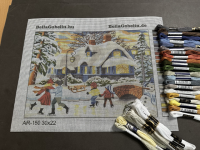 Winter Atmosphere in the Village