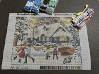 Winter Atmosphere in the Village