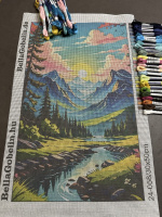 Small stream in the mountains